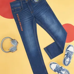 Pantaloons Junior Boys Slim Fit Light Fade Jeans-image-80