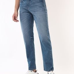Beyoung Men Clean Look Mid Rise Light Fade Cotton Jeans-image-16