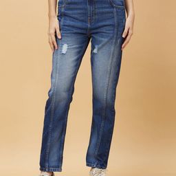 Being Human Women Low Distress Light Fade Jeans-image-37