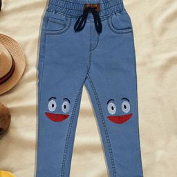 A-Okay Girls High-Rise Acid Wash Cotton Jeans-image-22