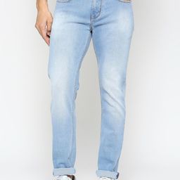 Being Human Men Skinny Fit Mid-Rise Heavy Fade Light Shade Clean Look Jeans-picture-39