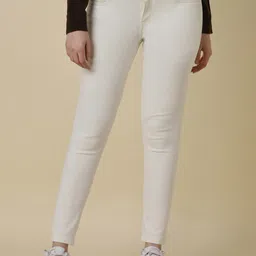 Allen Solly Woman Skinny Fit Mid-Rise Clean Look Stretchable Jeans-image-83