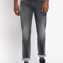 Lee Men Grey Bruce Skinny Fit Light Fade Jeans-image-33