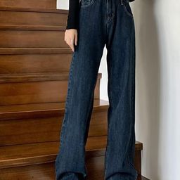 LULU & SKY Women Straight Fit High-Rise Clean Look Jeans-picture-35