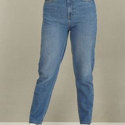 U.S. Polo Assn. Women Mom Fit High-Rise Light Fade Clean Look Cotton Jeans-image-14