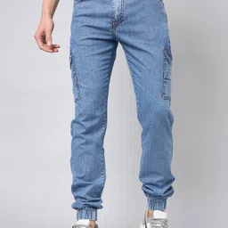 STUDIO NEXX Men No Fade Clean Look Jogger Jeans-78