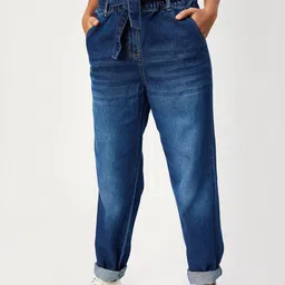 max Girls Mid-Rise Clean Look Whiskers & Chevrons Cotton Jeans-image-59