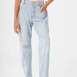 KATE & OSCAR Girls Blue Cotton Clean Look Jeans-picture-25