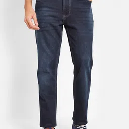 Octave Men Mid Rise Clean Look Light Fade Stretchable Jeans-image-56