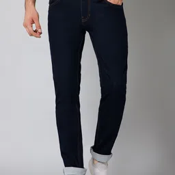 Cantabil Men Mid-Rise Clean Look Cotton Jeans-image-83