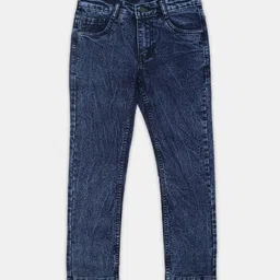 Urbano Juniors Boys Stretchable Regular Fit Washed Denim Jeans-image-80