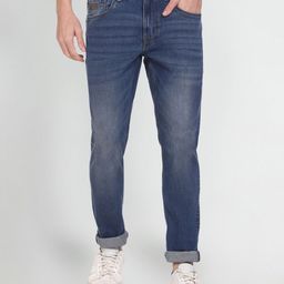 U.S. Polo Assn. Denim Co. Men Blue Slim Fit Heavy Fade Stretchable Jeans-picture-53
