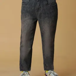 TALES & STORIES Boys Slim Fit Heavy Fade Stretchable Jeans-picture-38