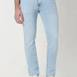 Mufti Men Slim Fit Heavy Fade Stretchable Jeans-picture-45