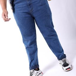 HARDSODA Men Plus Size Slim Fit Mid Rise Light Fade Clean Look Stretchable Jeans-image-48