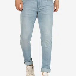 JADE BLUE Men Slim Fit Light Fade Comfort Cotton Jeans-image-13