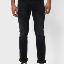 Mufti Men Slim Fit Light Fade Stretchable Jeans-image-16