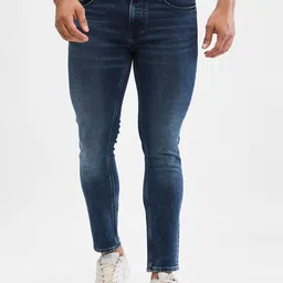 SPYKAR Men Slim Fit Clean Look Light Fade Cropped Stretchable Jeans-picture-33