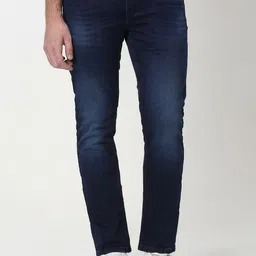 Mufti Men Slim Fit Light Fade Stretchable Jeans-image-66