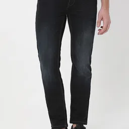 Mufti Men Mid-Rise Slim Fit Light Fade Stretchable Jeans-image-87