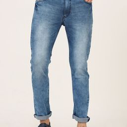 VUDU Men Slim Fit Light Fade Stretchable Jeans-image-54