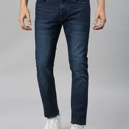 Thomas Scott Men Classic Slim Fit Light Fade Stretchable Clean Look Jeans-image-52