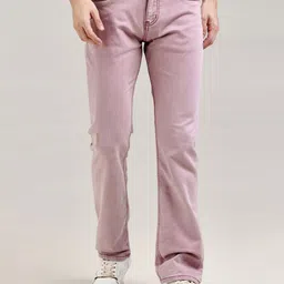 VUDU Men Comfort Relaxed Fit Light Fade Stretchable Jeans-picture-31
