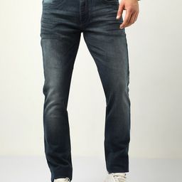 VUDU Men Comfort Clean Look Tapered Fit Heavy Fade Stretchable Jeans-image-80