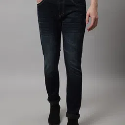Cantabil Men Cotton Light Fade Stretchable Jeans-image-58