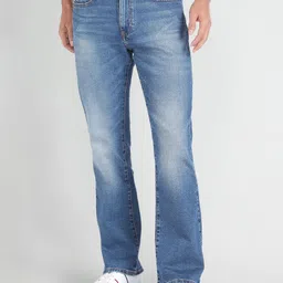 U.S. Polo Assn. Denim Co. Men Heavy Fade Clean Look Stretchable Bootcut Jeans-image-41