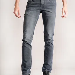 Cantabil Men Heavy Fade Regular Fit Jeans-image-77