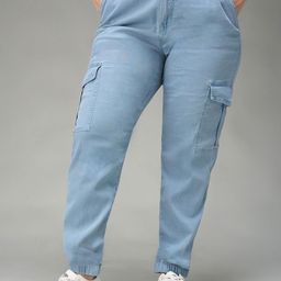 Miss Chase A+ Women High-Rise Heavy Fade Stretchable Jeans-picture-12