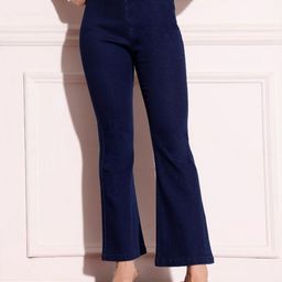 Miss Chase Women Bootcut High-Rise Light Fade Stretchable Jeans-image-88
