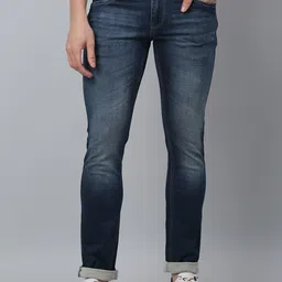 Cantabil Men Heavy Fade Clean Look Stretchable Jeans-image-74
