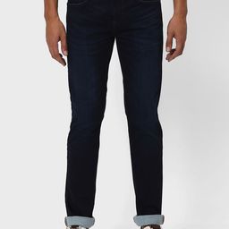 Mufti Men Mid Rise Slim Fit Clean Look Light Fade Stretchable Jeans-picture-38