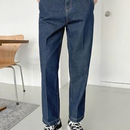 Kotty Men Slim Fit Low-Rise Clean Look Stretchable Cotton Jeans-image-111