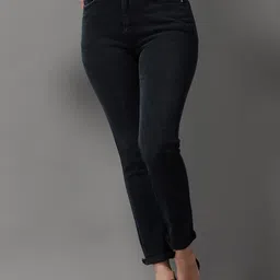 SHOWOFF Women Black Jean Slim Fit High-Rise Stretchable Jeans-image-78