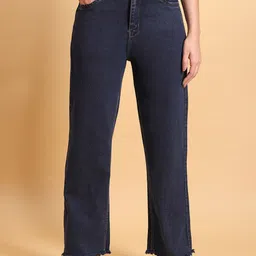 LIVE OK Women Boyfriend Fit High-Rise Clean Look Stretchable Jeans-image-57
