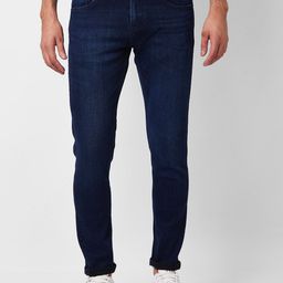 SPYKAR Men Slim Fit Low-Rise Clean Look Whiskers Stretchable Jeans-image-44