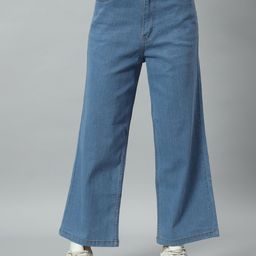GUTI Women Flared High-Rise Stretchable Jeans-image-71
