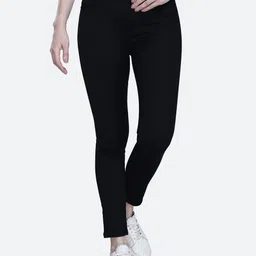 FCK-3 Women Black Frisky Relaxed Fit Stretchable Jeans-picture-12