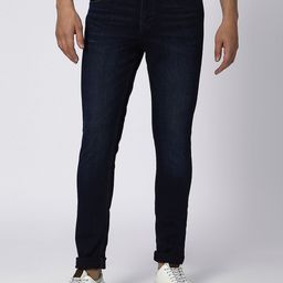 Mufti Men Mid Rise Skinny Fit Clean Look Whiskers Stretchable Jeans-image-21