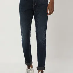 Mufti Men Skinny Fit Whiskers Stretchable Jeans-image-1