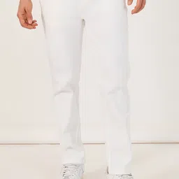 Styli Men Solid Cotton Stretch Five Pocket Slim Fit Jeans-image-8