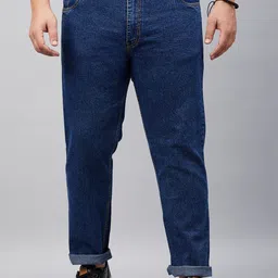 STUDIO NEXX Plus Size Men Slim Fit Clean Look Stretchable Jeans-63