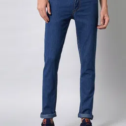 STUDIO NEXX Men Slim Fit Clean Look Stretchable Jeans-image-7