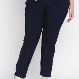 ZUSH Women Plus Size Blue Low Distress Stretchable Jeans-image-58