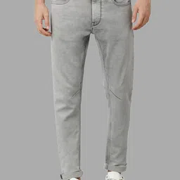 Voi Jeans Slim Fit Mid-Rise Heavy Fade Clean Look Stretchable Jeans-picture-55