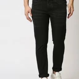 WAIMEA Men Black Slim Fit Stretchable Jeans-picture-6