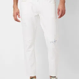 SPYKAR Men Slim Fit Mildly Distressed Cotton Jeans-picture-36